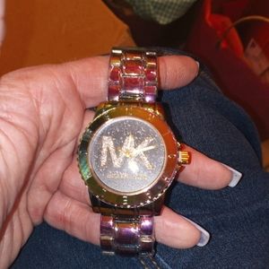 MICHEAL KORS Hollographic oversized womens watch